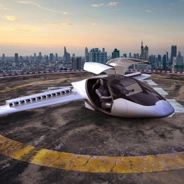 авиация,самолёт, Конвертоплан Lilium Jet - первый в мире электрокар вертикального взлёта и посадки